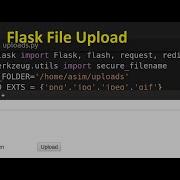 Flask Uploading Files In Python