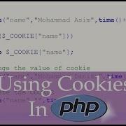 PHP Using Cookies In PHP