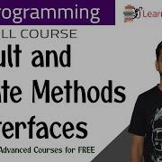 Default And Private Methods In Interfaces Lesson 63 Java Programming Learning Monkey