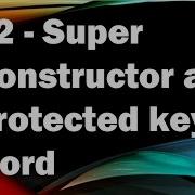 Java Tutorials Urdu NFN 42 Super Constructor And Protected Key Word