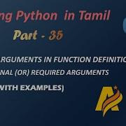 Learning Python In Tamil Part 35 TYPES OF ARGUMENTS IN FUNCTION DEFINITION PART 1