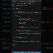 How To Create A Loading Spinner With Animation Html Css Shorts Shorts Shortsvideo
