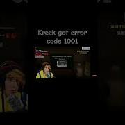 KreekCraft Got Error Code 1001 D