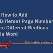 How To Add Different Page Numbers To Different Sections In Word TechTricksGh