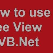 How To Use Tree View In VB Net