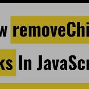 How To Remove Child From DOM