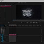 TUTORIAL Digital Screen Credits Premiere Pro Template