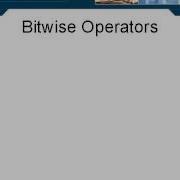 17 Java Certification Chapter03 Declarations Operations Lesson9 Bitwise Operators