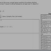 Coding Bat Solution Arrays 2 Sum67 Approach 2