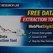 Free Data Extraction Tool WebPlotDigitizer The Research Lab