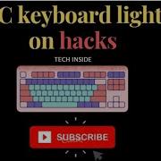 PC Keyboard Light On Hacks Lifehack Hack Short Video Shortsvideos