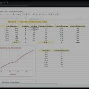 Group 9 Creating A Frequency Distribution Table Using Google Sheets