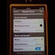 Seconds Timer App Setup For Fitness HIIT Exercise Sports And Tabata Iphone Ipod Smartphone