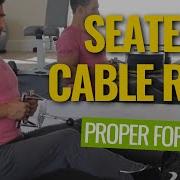 Seated Cable Row Full Video Tutorial Exercise Guide