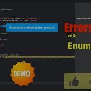 Swift Tutorials Part 35 Errors With Enumerations Error Handling