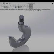Solidworks Features Tutorial 09 Hook Model