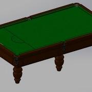 SolidWorks Queen Snooker Table Time Lapse