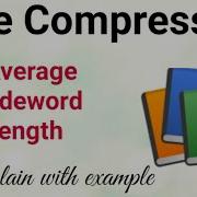 How To Find Average Code Word Length In Data Compression