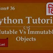 Mutable And Immutable Objects In Python Python Tutorial In Hindi 36
