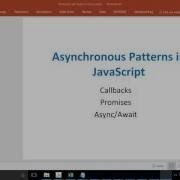 Asynchronous Programming Using JavaScript Part 2