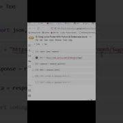 Song Lyrics Finder In Python With Free JSON API Short Video