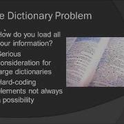 Dictionary Data Structures Wmv