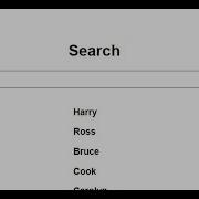 Build A Search Filter Using JavaScript