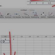 Entering Data Into Minitab Express