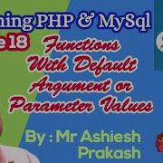 PHP Functions Function With Default Argument Or Parameter Values