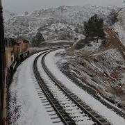Tehachapi Loop Cab Ride From Trailing Units In The Snow