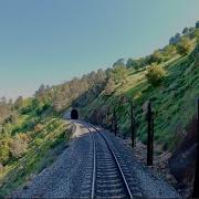 TRAIN CAB RIDE OVER TEHACHAPI 4K