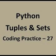 Coding Practice 27 Tuples Sets Python NxtWave CCBP