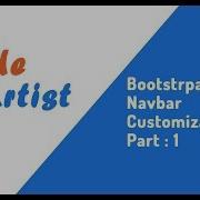 Bootstrap 4 Navbar Customization Part 1
