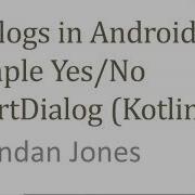 Create A Simple Yes No Alert Dialog In Android Kotlin