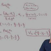 Gram Schmidt Method Problem 1 Vector Spaces Engineering Mathematics 4