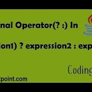 Java Programming Conditional Operator