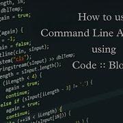 Command Line Arguments In C C Programming Command Line Argument Using Code Blocks