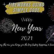Fireworks Animation Using JQuery Plugin CSS Happy New Year 2021 Code Beauty