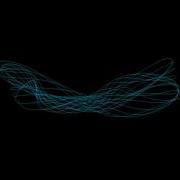 A Chaotic Map In Curved Waves Henon Map