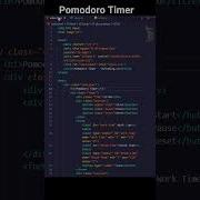 Pomodoro Timer HTML CSS JavaScript Project Shortsvideo Shorts Javascript Thecodingco