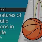 Key Features Characteristics Of A Real Life Quadratic Function Quadratics Lulumath