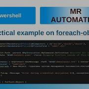 PowerShell Foreach Object