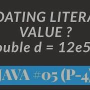 Floating Point Literals Values In Java Numeric Literals Hindi 05 Part 4
