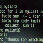 Common LISP Program Adding The Contents Of Two Lists