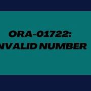 How To Solve ORA 01722 Invalid Number In Oracle Apex Coding Academy