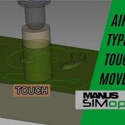 MANUSsim Optimize Module 1 Air Cuts Non Cutting Moves Touch Move