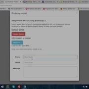 Responsive Modal Dialog Box Or Popup Window Using Bootstrap 3