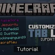 Customize Your TAB List In Your Minecraft Server Updated