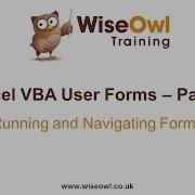 Excel VBA Forms Part 2 Running And Navigating Forms