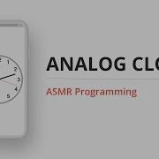 ASMR Programming Coding Analog Clock No Talking